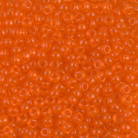 Miyuki rocailles kralen 8/0 - Transparent orange 8-138